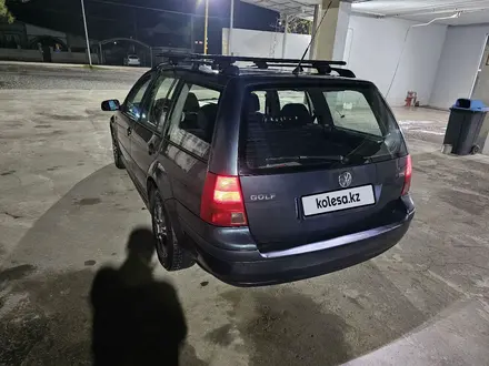 Volkswagen Golf 2002 года за 2 300 000 тг. в Тараз – фото 4