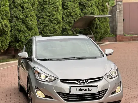 Hyundai Elantra 2015 года за 8 100 000 тг. в Алматы – фото 4