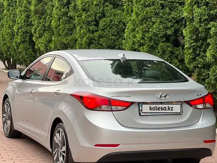 Hyundai Elantra 2015 года за 8 100 000 тг. в Алматы – фото 12