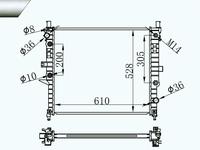 Радиатор основной мерседес ML163үшін48 000 тг. в Алматы