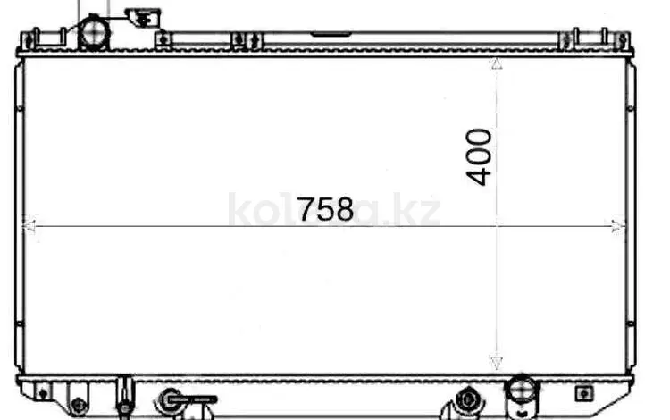 Радитор TYT Aristo 2 турбины 2JZ-GTE 3.0 91-97 за 90 000 тг. в Усть-Каменогорск