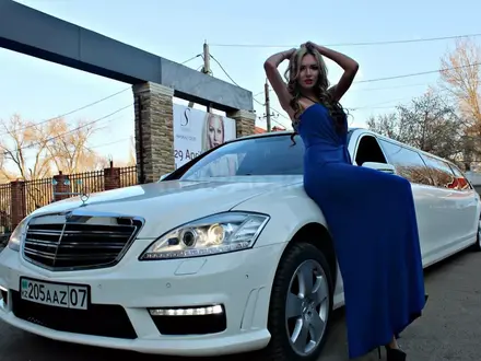 Эксклюзивный лимузин бизнес класса Mercedes S221- 2015 года от VIP Limo в Уральск – фото 7