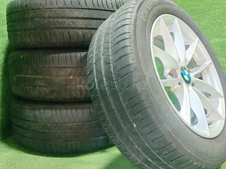 Диски оригинал на BMW с шинами Michelin 205/55R16 7J 5/120 ET31 за 250 000 тг. в Алматы – фото 4