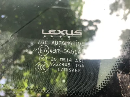 Оригинальные стекла на Toyota Lexus за 20 000 тг. в Алматы – фото 7