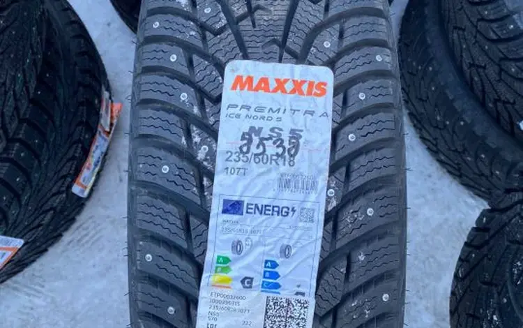235/60/18 Maxxis premitra ice Nord 5. Шипованные за 349 000 тг. в Астана