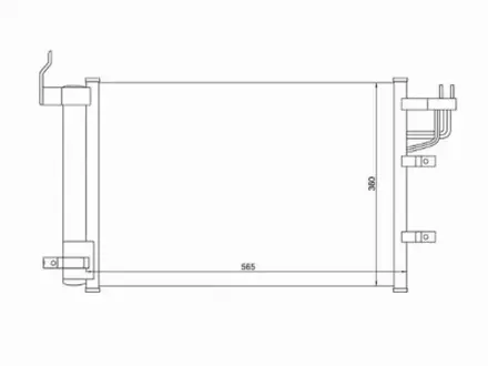 Радиатор кондиционера за 24 300 тг. в Алматы