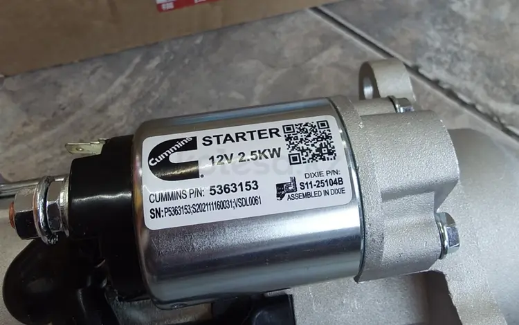 Стартер Cummins 2,8 Газель 2.5 кВтүшін68 500 тг. в Алматы