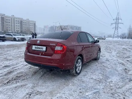 Skoda Rapid 2014 года за 5 100 000 тг. в Астана – фото 4