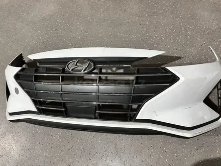 Передний бампер Hyundai Elantra AD (2019 2020) оригинал за 10 000 тг. в Атырау – фото 4