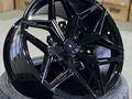 8738 R18 9J ET15 6x139, 7 ЦО 110.1 Gloss Black за 360 000 тг. в Алматы