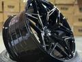 8738 R18 9J ET15 6x139, 7 ЦО 110.1 Gloss Black за 360 000 тг. в Алматы – фото 2