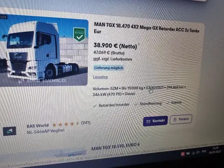 MAN  TGX 2021 года за 31 000 000 тг. в Павлодар – фото 23