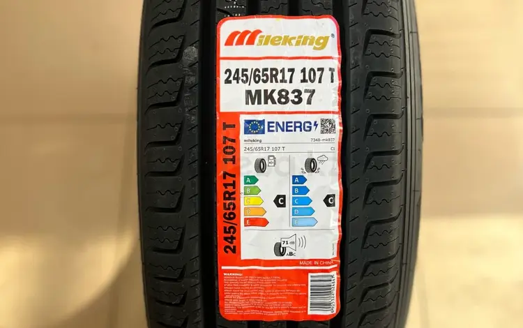 245/65 R17 Mileking летние за 32 000 тг. в Астана