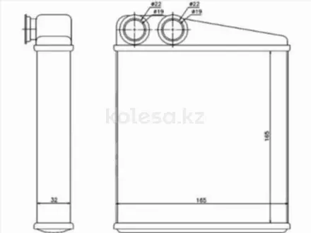 Радиатор отопителя салона за 9 450 тг. в Алматы