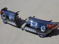 Фары Land Cruiser 200 2012 — 2014 под ксенон BrownStone, черные за 10 000 тг. в Алматы – фото 4