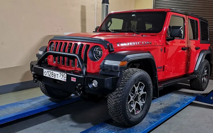 Бампер РИФ силовой передний Jeep Wrangler JL 2018 + под доп. Фары, с центра за 467 000 тг. в Алматы