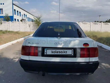 Audi 80 1991 года за 1 450 000 тг. в Тараз – фото 7