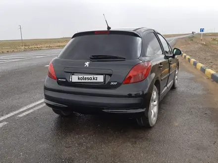 Peugeot 207 2007 года за 3 000 000 тг. в Казалинск – фото 4