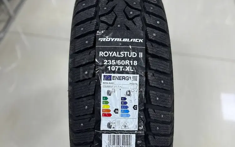 НОВЫЕ ШИНЫ ROYALBLACK 235 60 18 ШИПЫ ГОД 2024 за 350 000 тг. в Астана