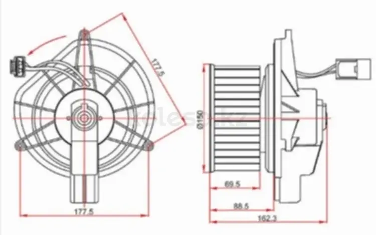 Мотор отопителя салона за 21 700 тг. в Алматы