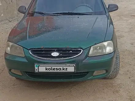 Hyundai Accent 2002 года за 1 150 000 тг. в Кызылорда – фото 2