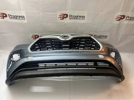 Бампер в сборе Toyota Highlander 2022 БУ оригинал за 850 000 тг. в Алматы – фото 2