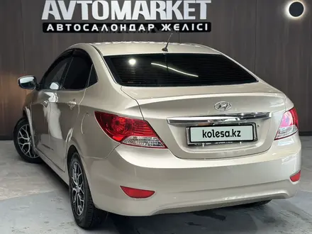 Hyundai Solaris 2011 года за 3 750 000 тг. в Актобе – фото 5