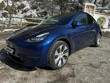 Tesla Model Y 2021 года за 19 500 000 тг. в Алматы – фото 2