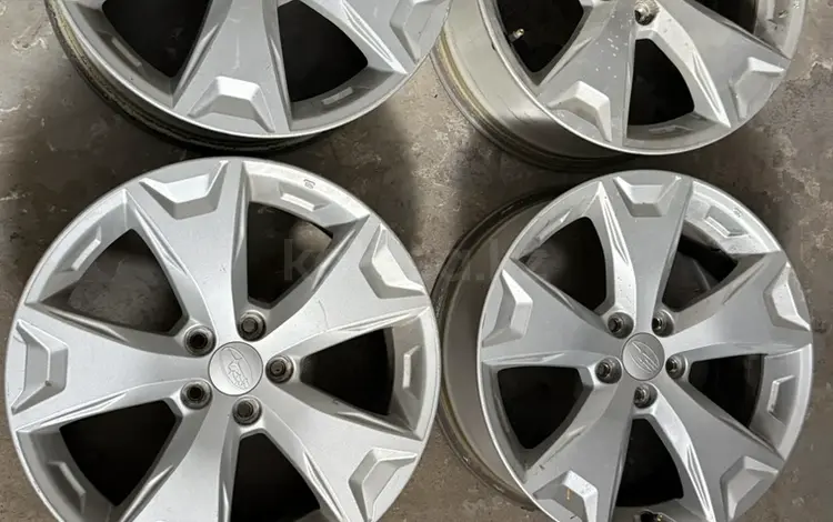Комплект оригинальных литых дисков Subaru за 150 000 тг. в Астана