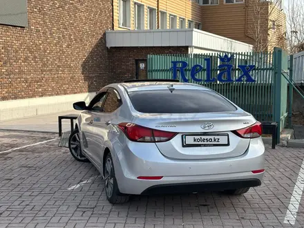 Hyundai Elantra 2016 года за 7 600 000 тг. в Шымкент – фото 4