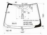 Стекло лобовое + дд (широкий козырек) FORD FOCUS II 3/4/5D 05-11 за 32 150 тг. в Алматы