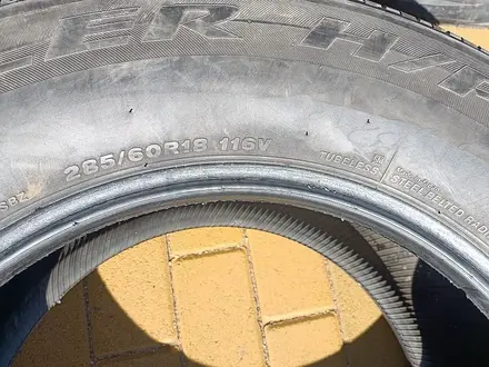 Шины 285/60 R18 — "Bridgestone Dueler H/P Sport" (Япония), летние за 140 000 тг. в Астана – фото 9