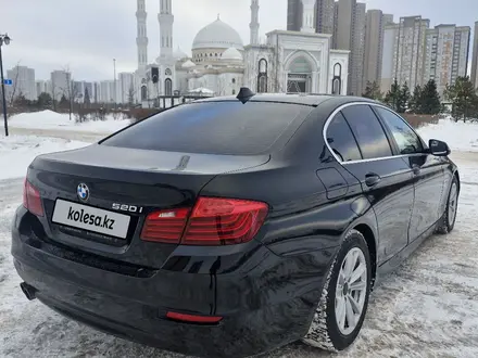 BMW 520 2014 года за 9 500 000 тг. в Астана – фото 3