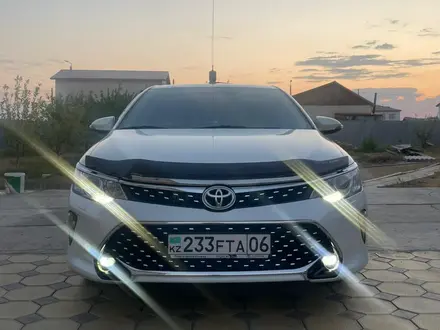 Решетка хром Toyota Camry 55 Exclusive за 115 000 тг. в Алматы – фото 8