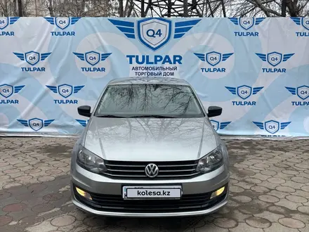 Volkswagen Polo 2018 года за 7 400 000 тг. в Костанай – фото 2