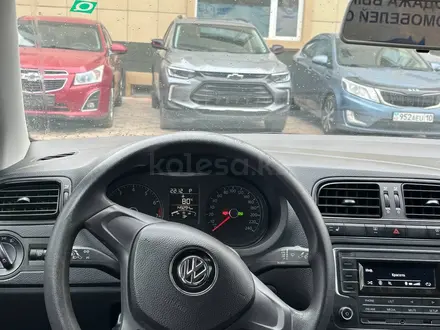Volkswagen Polo 2018 года за 7 400 000 тг. в Костанай – фото 9