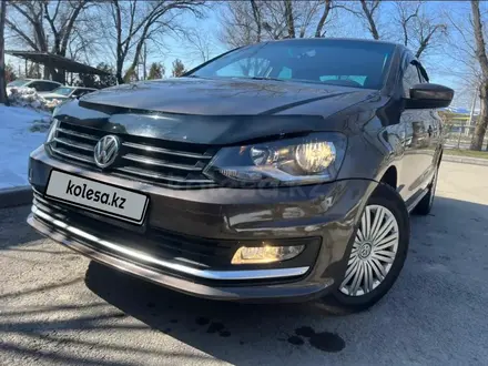 Volkswagen Polo 2016 года за 6 000 000 тг. в Алматы – фото 2