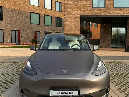 Tesla Model Y 2021 года за 14 400 000 тг. в Алматы – фото 3