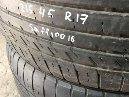 Резина летняя 215/45 r17 Saffiro, свежедоставлена из Японии за 47 000 тг. в Алматы – фото 3