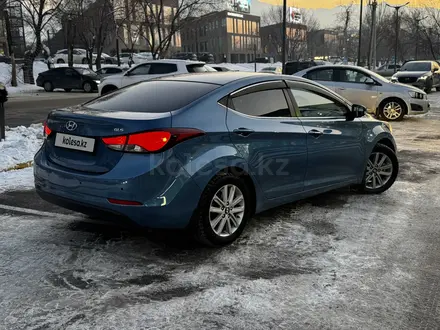 Hyundai Elantra 2014 года за 6 200 000 тг. в Алматы – фото 3