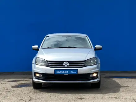 Volkswagen Polo 2015 года за 5 540 000 тг. в Алматы – фото 2