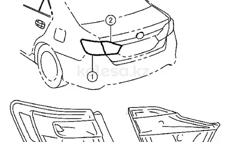 Фонари задние фары задниеүшін15 000 тг. в Астана