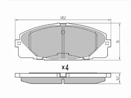 Колодки тормозные передние Новые за 5 500 тг. в Алматы