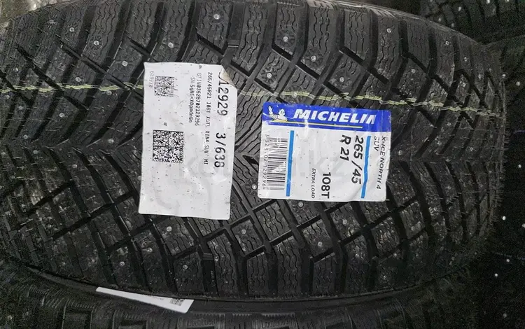 Michelin X-ICE North 4 SUV 265/45 R21 — Замена на 255/45 R21 за 450 000 тг. в Павлодар