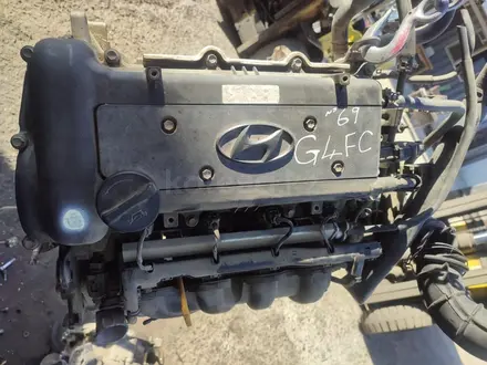 Двигатель АКПП HYUNDAI KIA G4FC 1.6 Хендай Киа за 100 000 тг. в Алматы