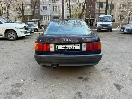 Audi 80 1991 года за 1 400 000 тг. в Алматы – фото 4