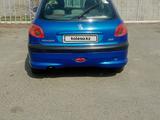 Peugeot 206 2004 годаүшін1 500 000 тг. в Алматы – фото 2