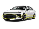 Решетка радиатора Hyundai Sonata 8 (2024-2025г) РЕСТАЙЛИНГ 86351L1710 за 101 тг. в Алматы