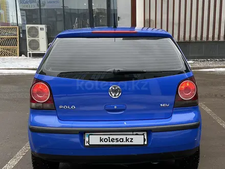Volkswagen Polo 2006 года за 2 800 000 тг. в Астана – фото 2