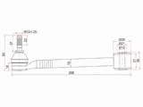 Тяга задняя поперечная с шаровой опорой за 5 800 тг. в Шымкент